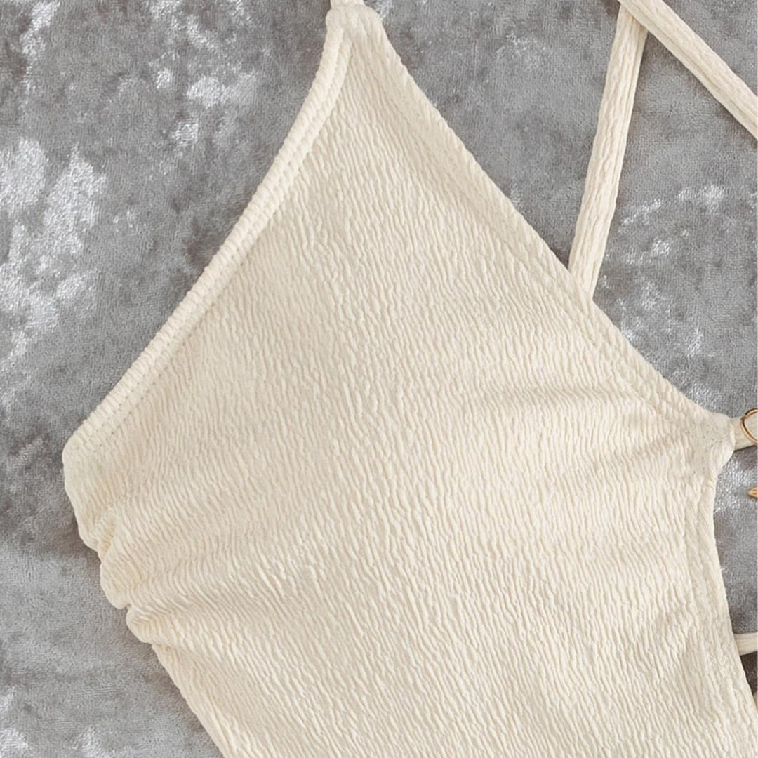 Damen Cut-Out Badeanzug mit einzigartigem Ringdetail EB