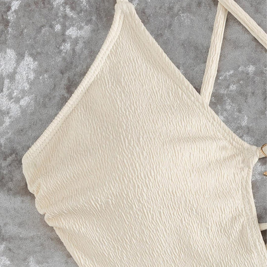 Damen Cut-Out Badeanzug mit einzigartigem Ringdetail EB
