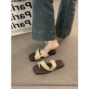 Damen Flip-Flops mit eleganter Knotenverzierung EB