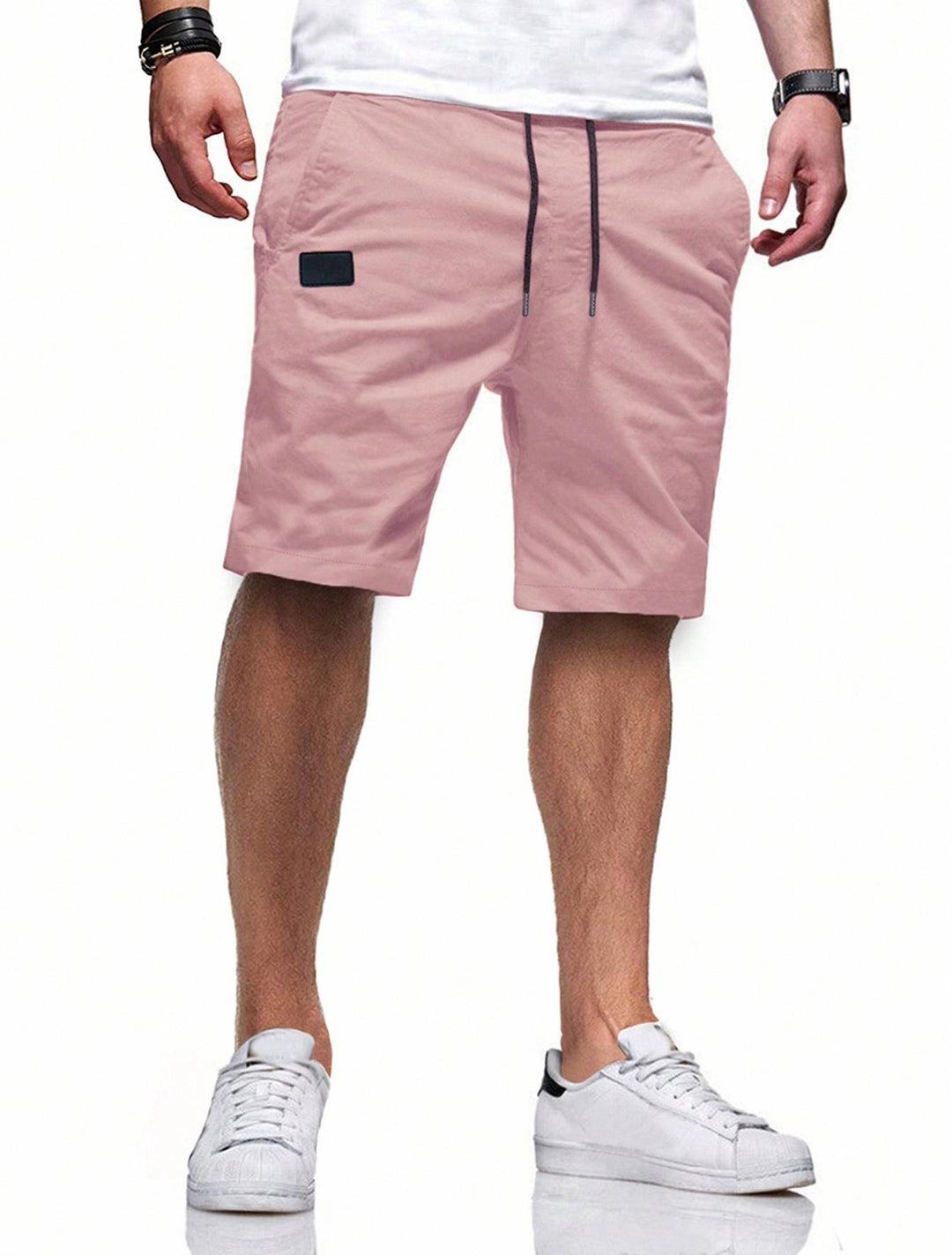 Herren bequeme Sport Shorts mit praktischen Taschen und elastischem Bund EB