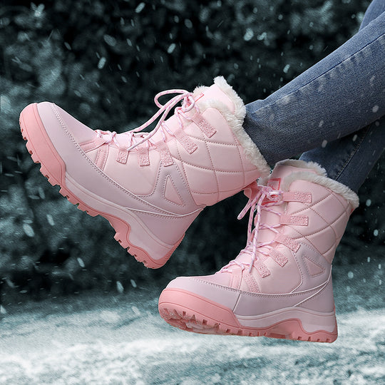 Damen Winterfunktionsstiefel mit isolierendem Warmfutter und rutschfester Sohle EB