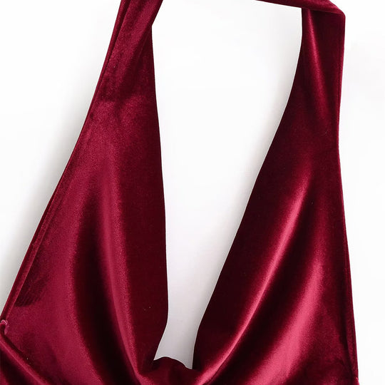 Damen elegantes Maxikleid mit tiefem V-Ausschnitt und fließendem Satin-Finish EB