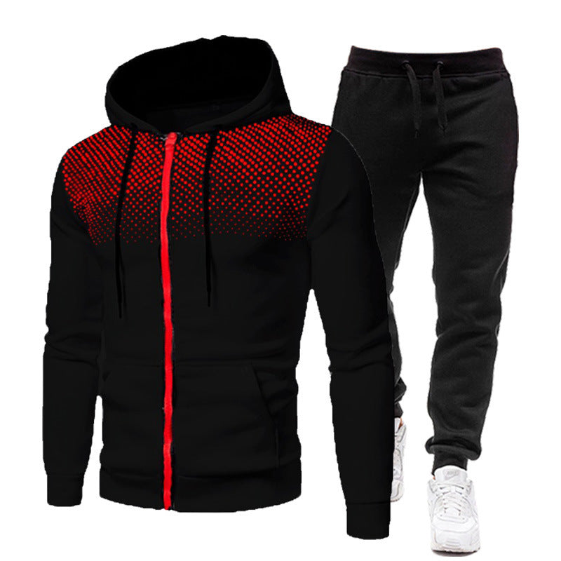 Herren Hoodie- und Jogginghose Set mit atmungsaktivem Design EB
