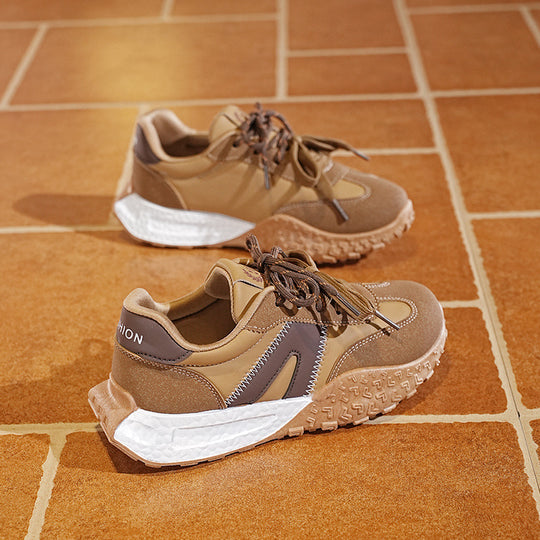Damen trendige Freizeitsneaker mit rutschfester Sohle und modischem Design EB