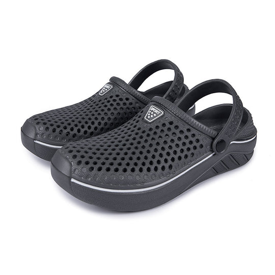 Damen Atmungsaktive Clogs mit rutschfester Sohle und flexiblem Design EB