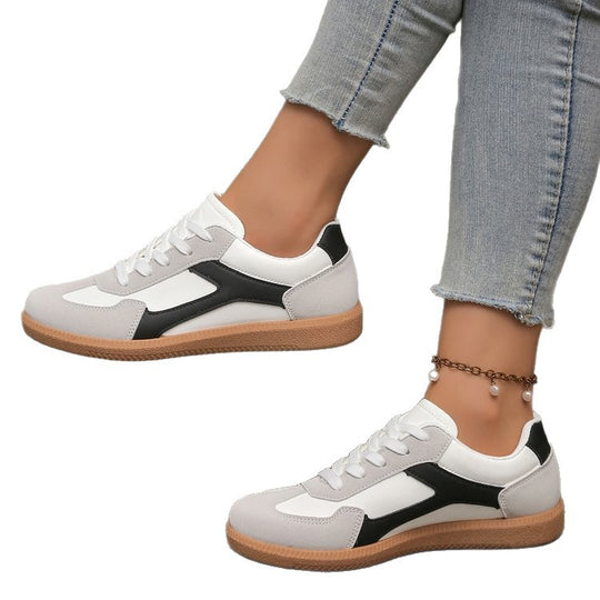 Damen Sportliche Sneakers mit atmungsaktivem Obermaterial und rutschfester Sohle EB