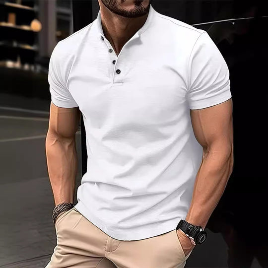 Herren Polohemd mit Knopfleiste und Kurzarm EB