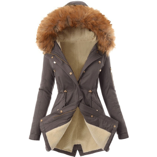 Damen Warm gefütterte Parkajacke EB