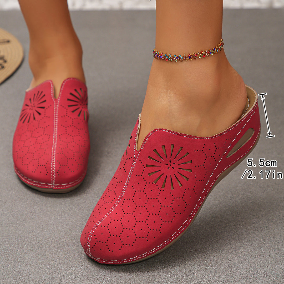 Damen Komfortable Clogs mit eleganter Durchlüftung EB
