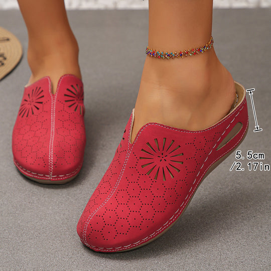 Damen Komfortable Clogs mit eleganter Durchlüftung EB