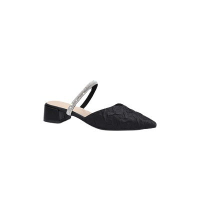 Damen Slingback-Pumps mit glitzerndem Riemchen und eleganter Spitze EB