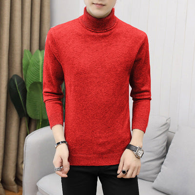 Herren eleganter Rollkragenpullover aus feiner Merinowolle EB
