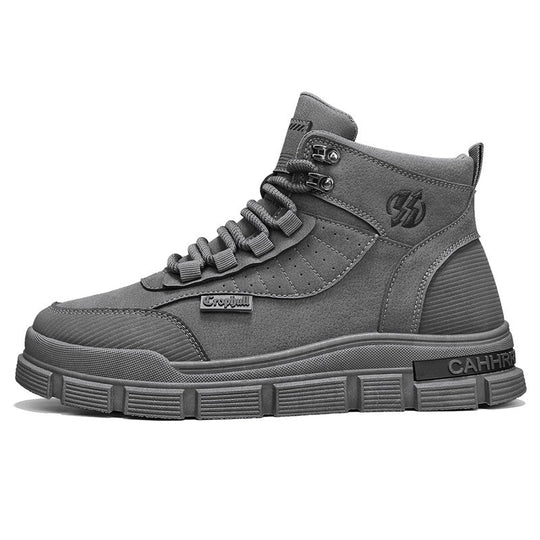 Damen moderne High-Top Sneakers mit stabiler Profilsohle EB