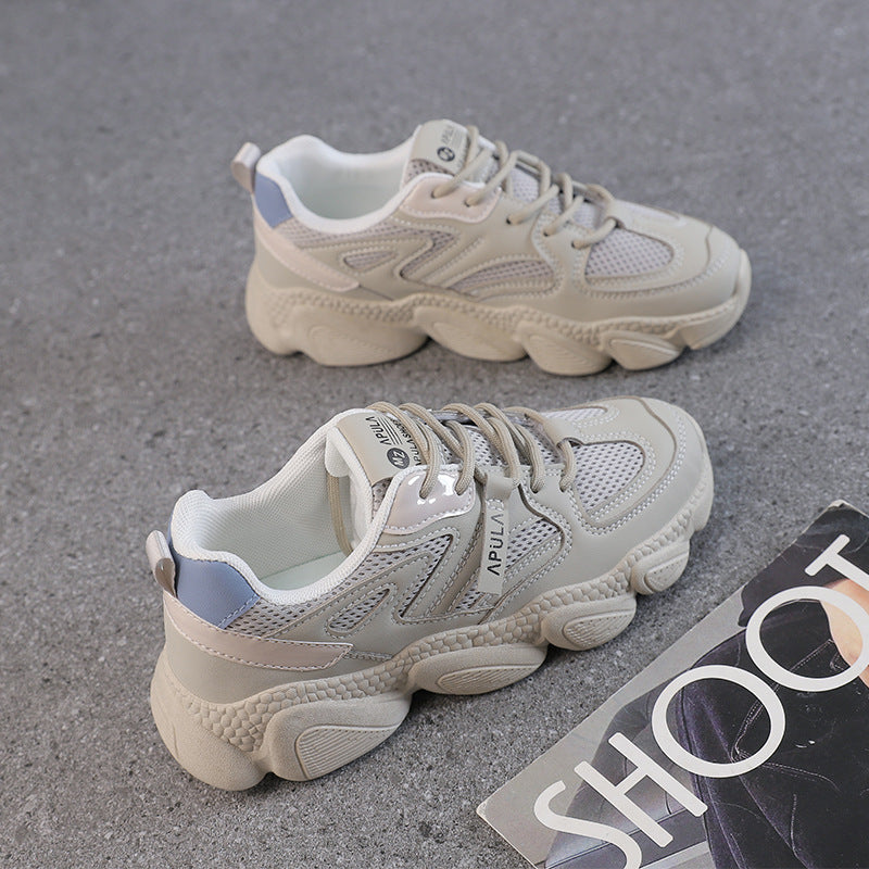 Damen Sportliche Freizeit-Sneaker mit atmungsaktiver Oberseite und rutschfester Sohle EB