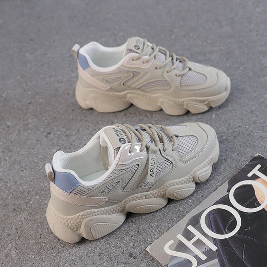 Damen Sportliche Freizeit-Sneaker mit atmungsaktiver Oberseite und rutschfester Sohle EB