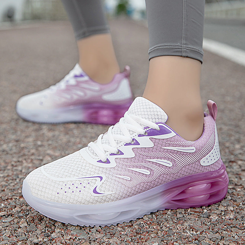 Damen Sneakers mit atmungsaktiver Mesh-Oberfläche und stoßdämpfender Sohle EB