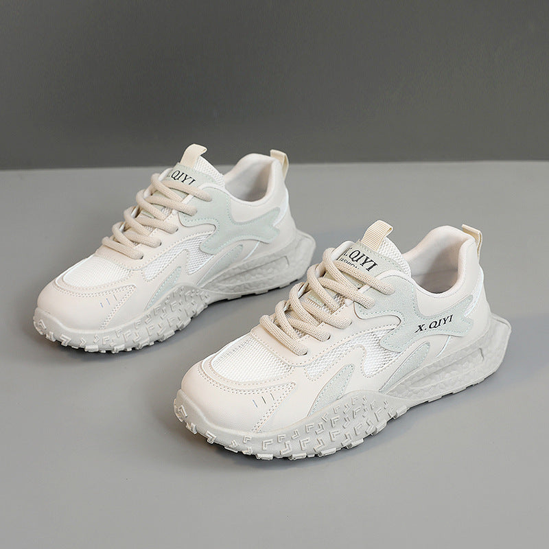 Damen sportliche Sneakers mit atemberaubendem Design und stoßdämpfender Sohle EB