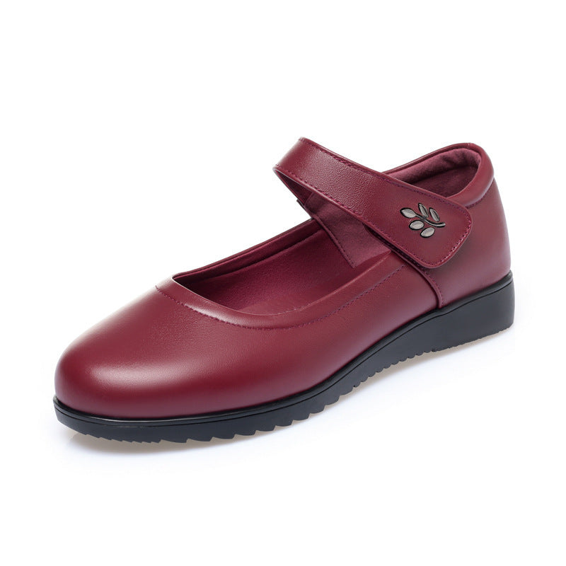 Damen Mary Jane Schuhe mit verstellbarem Riemen und flexiblem Fußbett EB