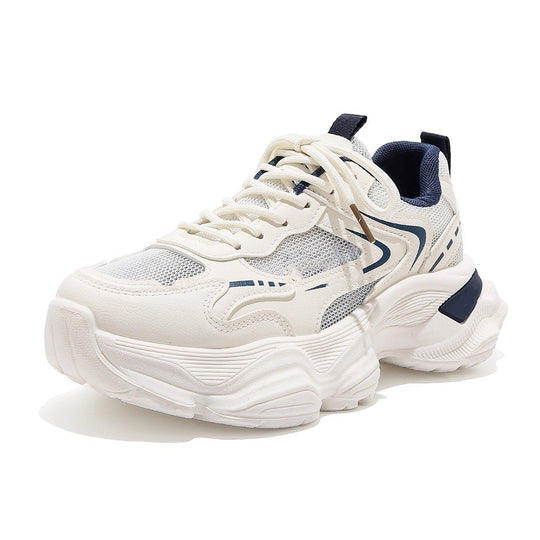 Damen Modische Chunky Sneakers mit dämpfendem Komfort und atmungsaktivem Obermaterial EB