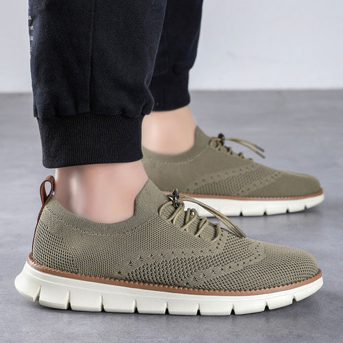 Damen Atmungsaktive Schnür-Sneaker mit flexiblem Obermaterial EB