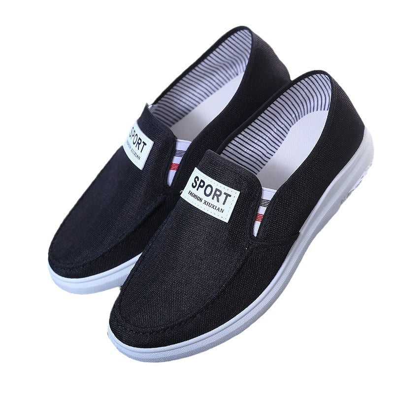 Damen Sportliche Canvas Slipper EB