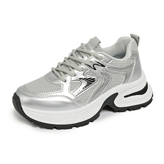 Damen Sportliche Sneakers mit atmungsaktivem Obermaterial und modernem Design EB