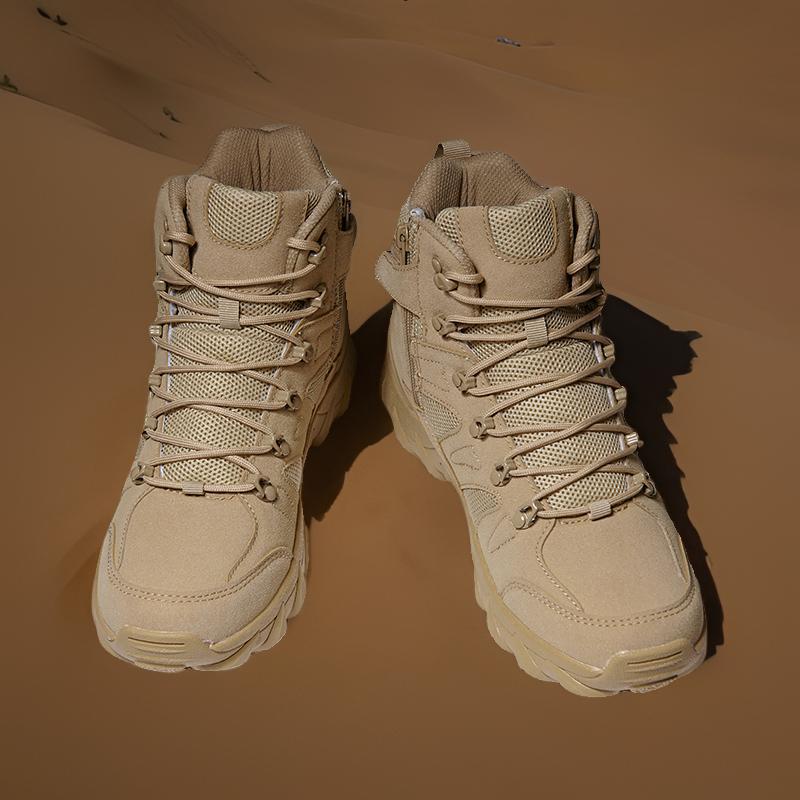 Herren Hochfunktionale Trekkingstiefel mit rutschfester Sohle und verstärktem Knöchelschutz EB