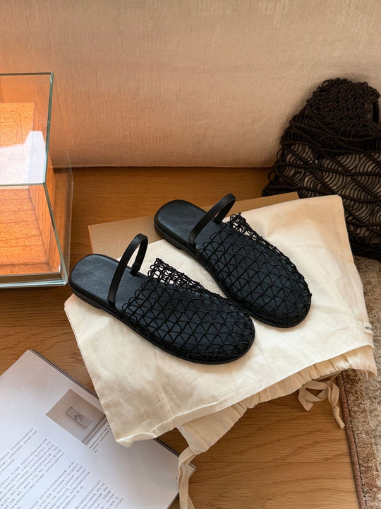 Damen modische Badesandalen mit atmungsaktiver Netzstruktur und ergonomischem Fußbett EB