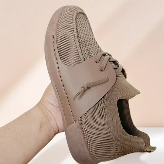 Damen Komfortable und stylische Sneaker mit atmungsaktiven Mesh-Einsätzen EB