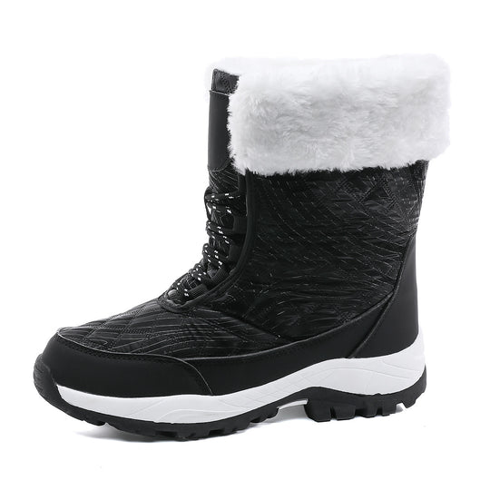 Damen Winterstiefel mit warmem Futter und rutschfester Sohle EB