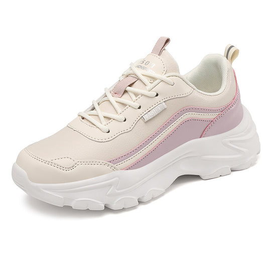 Damen modische und komfortable Sneakers mit dämpfender Sohle EB