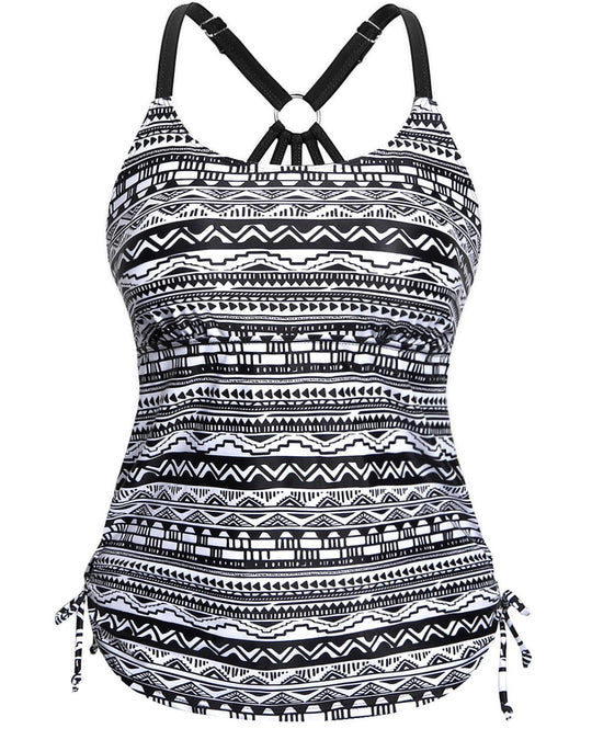 Damen Sportlicher Tankini mit racerback Design EB
