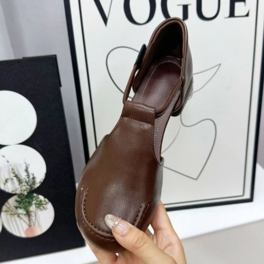 Damen Elegante Clogs mit modischem Riemendesign EB