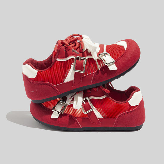 Damen Sportliche Schnürschuhe mit innovativem Verschlusssystem und atmungsaktivem Design EB