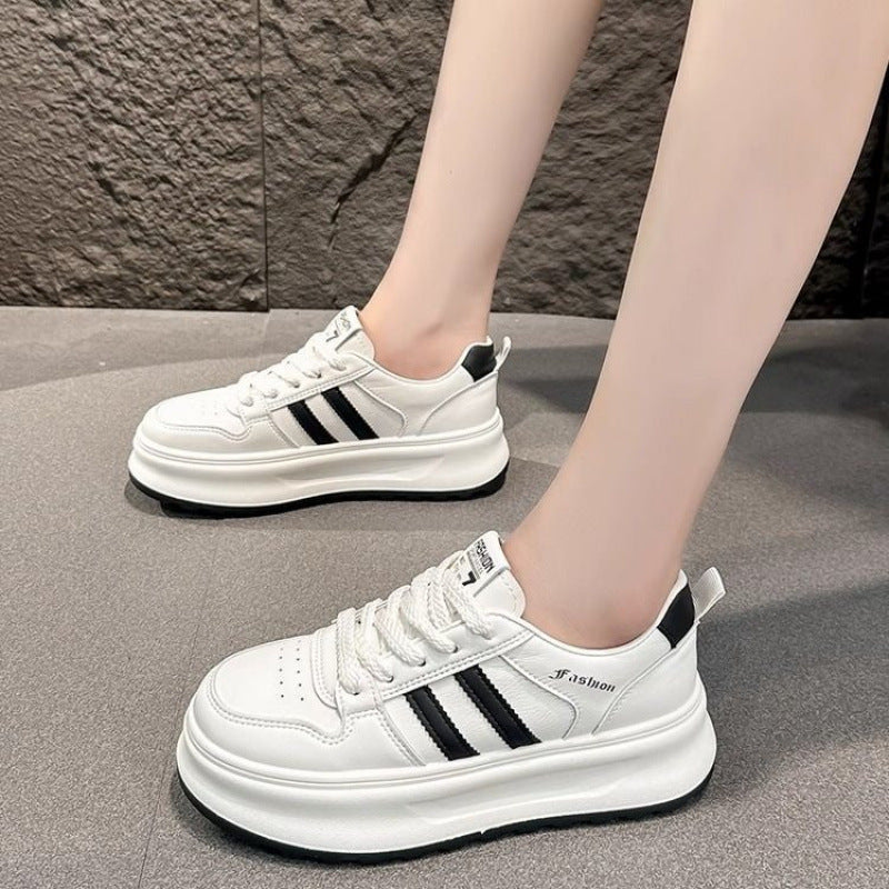 Damen Sneaker mit modischem Plateausohlen-Design und atmungsaktivem Obermaterial EB