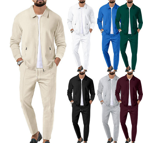 Herren sportliches Komplettset mit eleganter Oberjacke EB
