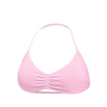 Damen Sport-Bikini-Oberteil mit raffiniertem Rüschen-Design EB
