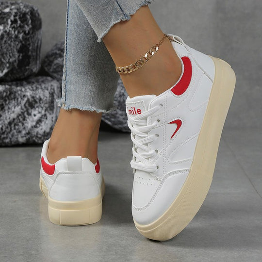 Damen modische Plateau-Sneaker mit trendiger Sohle EB