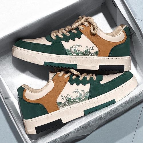 Herren modische Sneaker mit einzigartigem Design und rutschfester Sohle EB