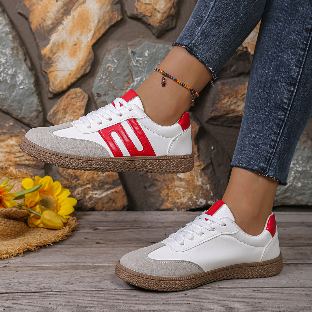 Damen Freizeit-Sneaker mit atmungsaktiver Mesh-Oberfläche und rutschfester Laufsohle EB
