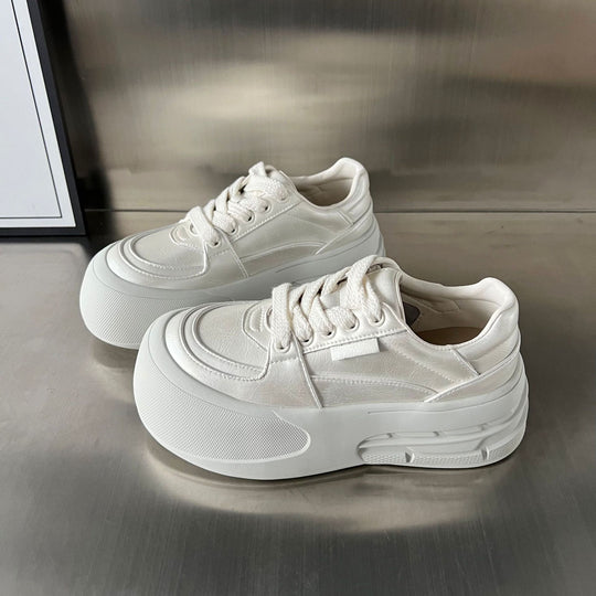 Damen modische Sneakers mit extragroßer Plateausohle und atmungsaktiver Mesh-Oberfläche EB