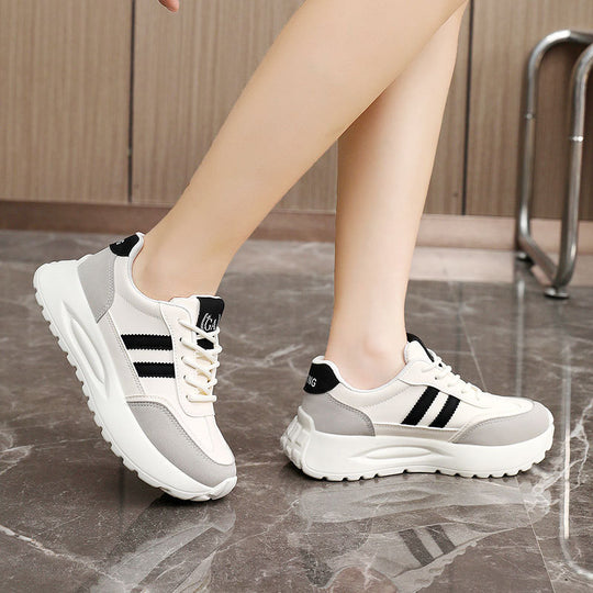 Damen Sportliche Chunky Sneakers mit atmungsaktiver Oberfläche und erstklassiger Dämpfung EB