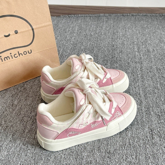 Damen Sneaker mit verspieltem Tierdesign und atmungsaktivem Obermaterial EB