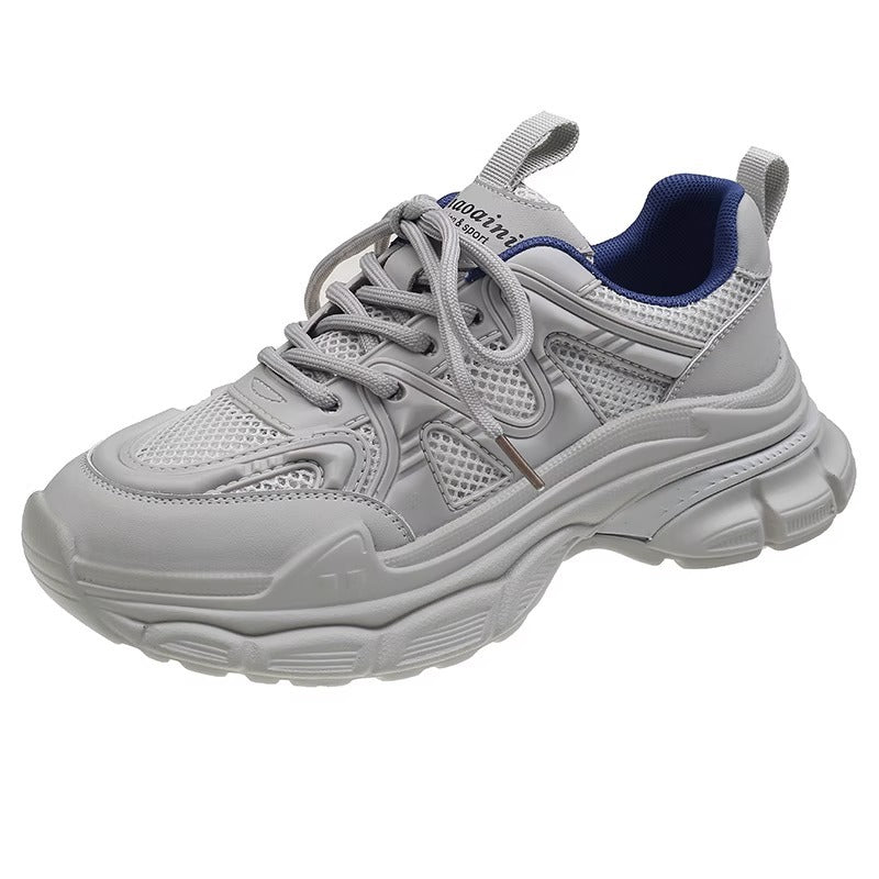 Damen Sportliche Lauf-Sneaker mit atmungsaktiver Mesh-Oberfläche und dämpfender Sohle EB