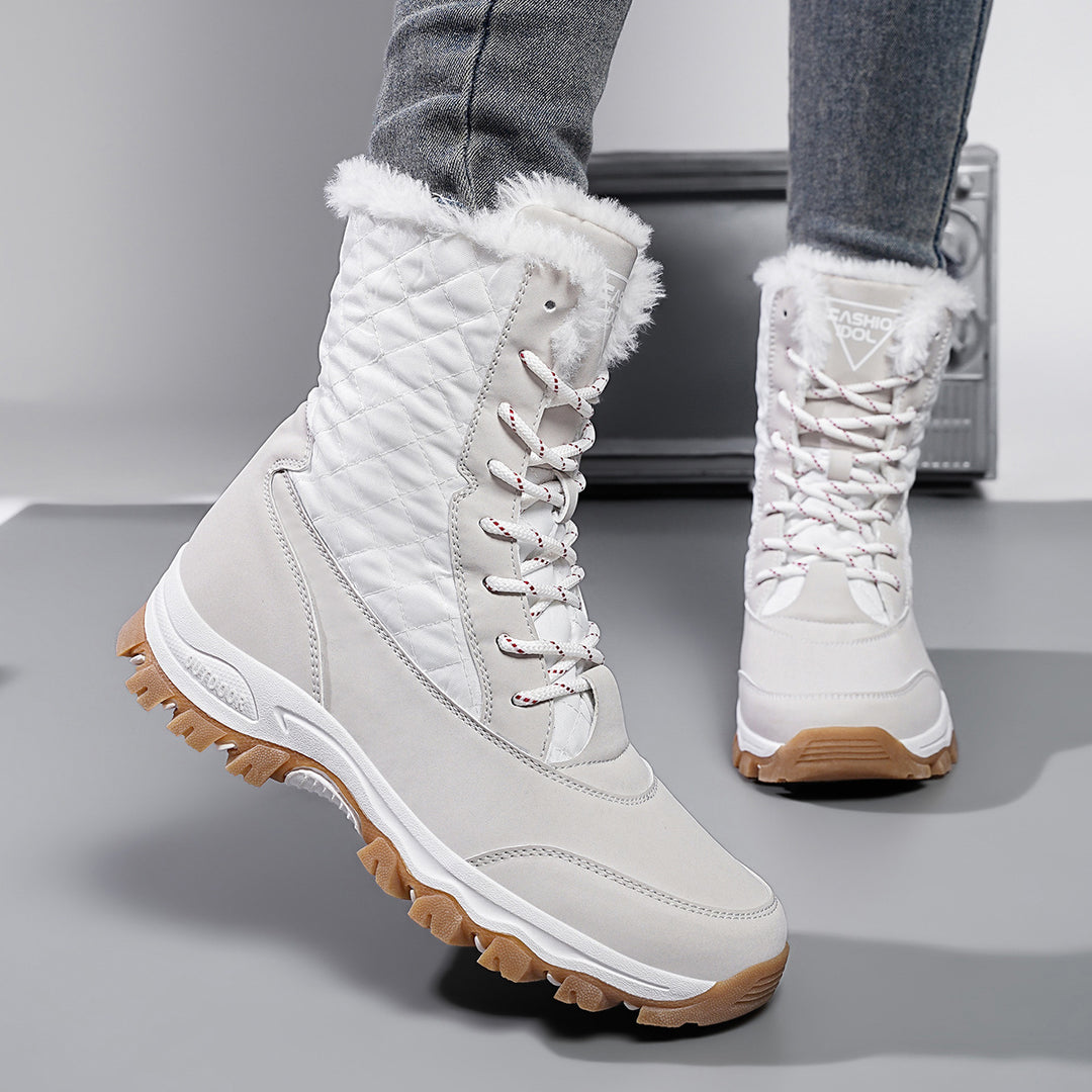 Damen Winterstiefel mit isolierendem Innenfutter und rutschfester Außensohle EB