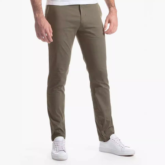 Herren Slim-Fit Chinohose aus atmungsaktivem Material EB