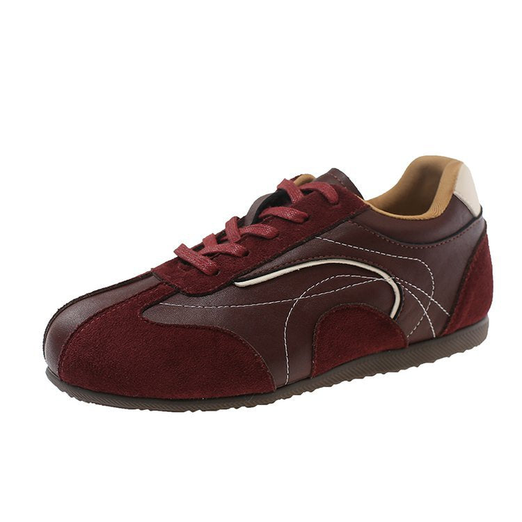 Damen sportliche Sneaker mit atmungsaktivem Obermaterial und robustem Sohlenprofil EB
