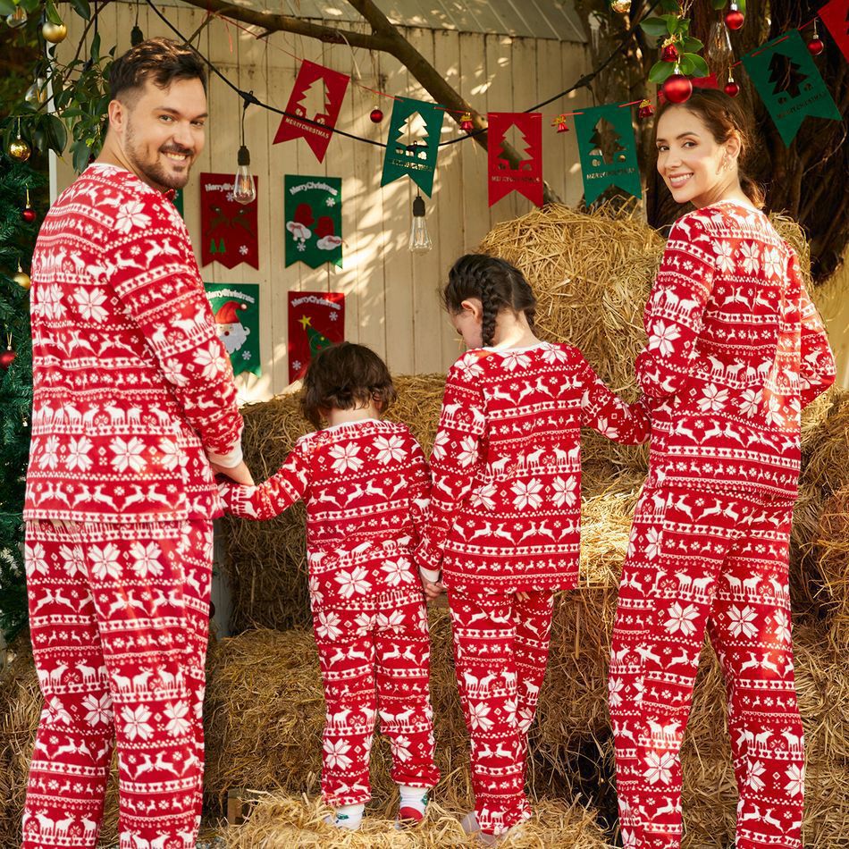 EB | Weihnachtsplätzchen Weihnachts-Pyjama rot Damen