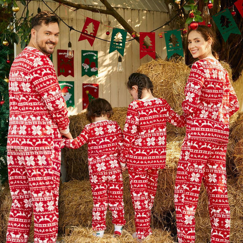 EB | Weihnachtsplätzchen Weihnachts-Pyjama rot Damen