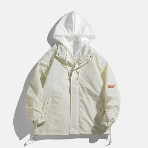 Unisex Übergangsjacke mit Kapuze und atmungsaktivem Innenfutter EB